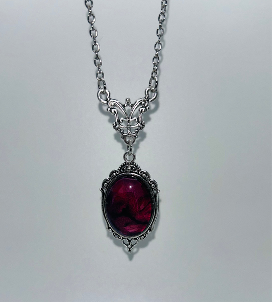 Vampire’s Kiss Red Pendant Necklace